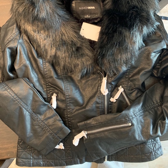 Faux Leather jacket - Picture 4 of 4